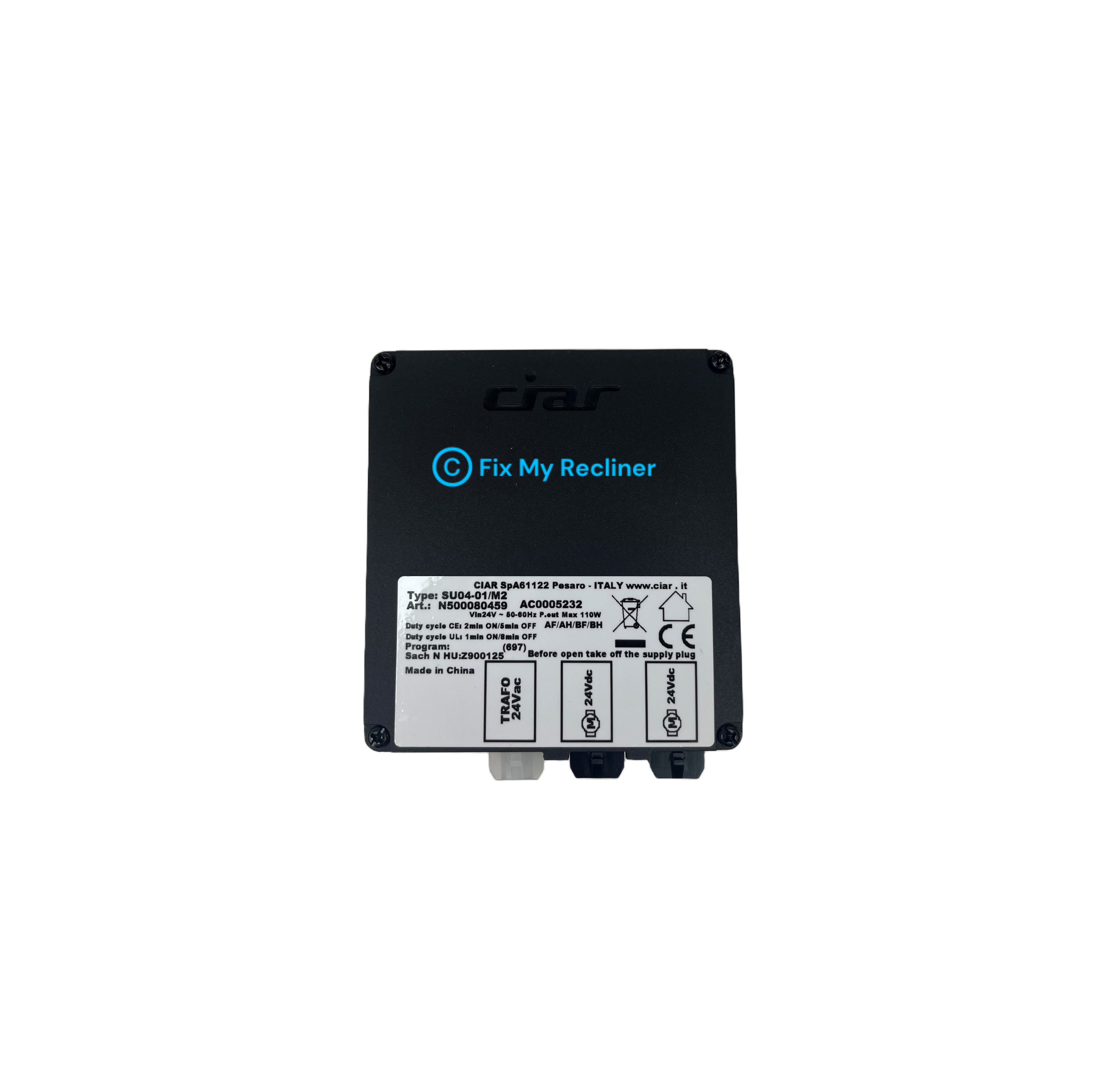 Ciar SU0401 M2 Control Box N500080459 • Fix My Recliner