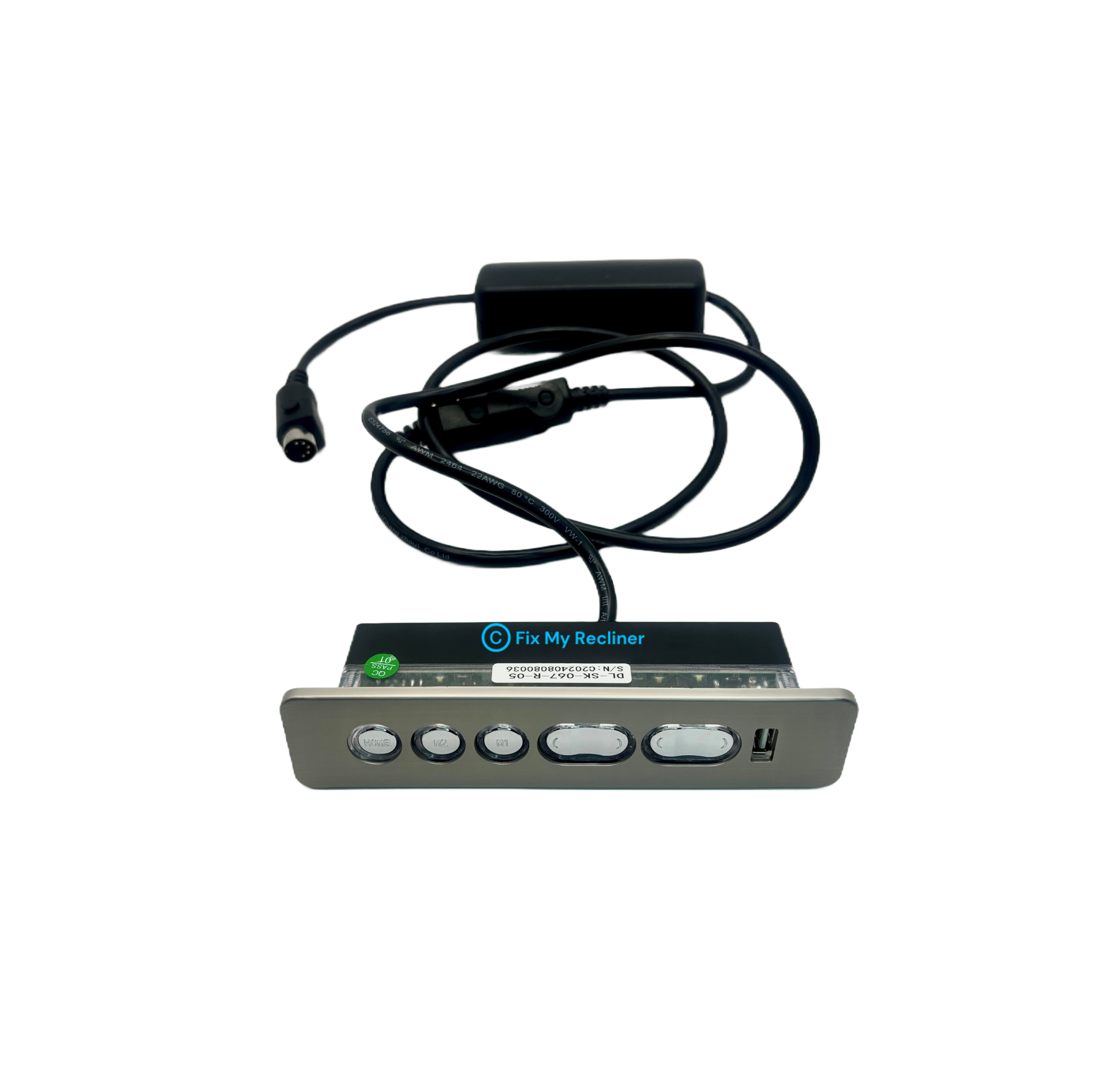 CN Doer DL-SK-067-R-05 Electric Recliner USB Switch • Fix My Recliner